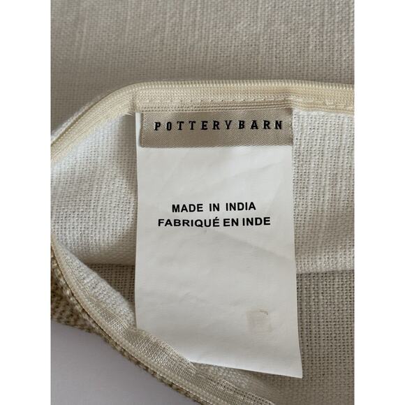 POTTERY BARN 16”x26” Cream/Rust Train 100% Cotton Lumbar Pillow Cover EUC - RARE - Picture 10 of 11